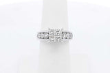 1.02cttw Diamond Ring In 14k White Gold 7.6 Grams Size 6 Eb0826exzdu