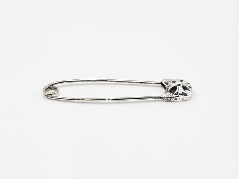 Chrome Hearts Large Safety Pin In Sterling Silver Fw1025pxzdu