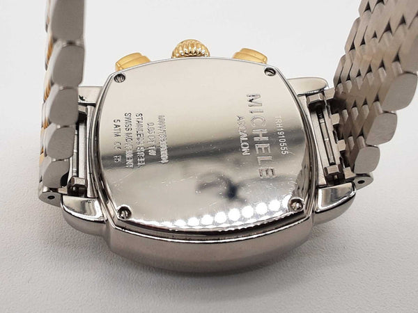 Michele 34mm Ascalon Chronograph Two-tone Steel Quartz Watch Do0625rxzde