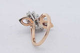 0.56cttw Diamond Ring In 14k Yellow Gold 8 Grams Size 8 Eb0726irrsa