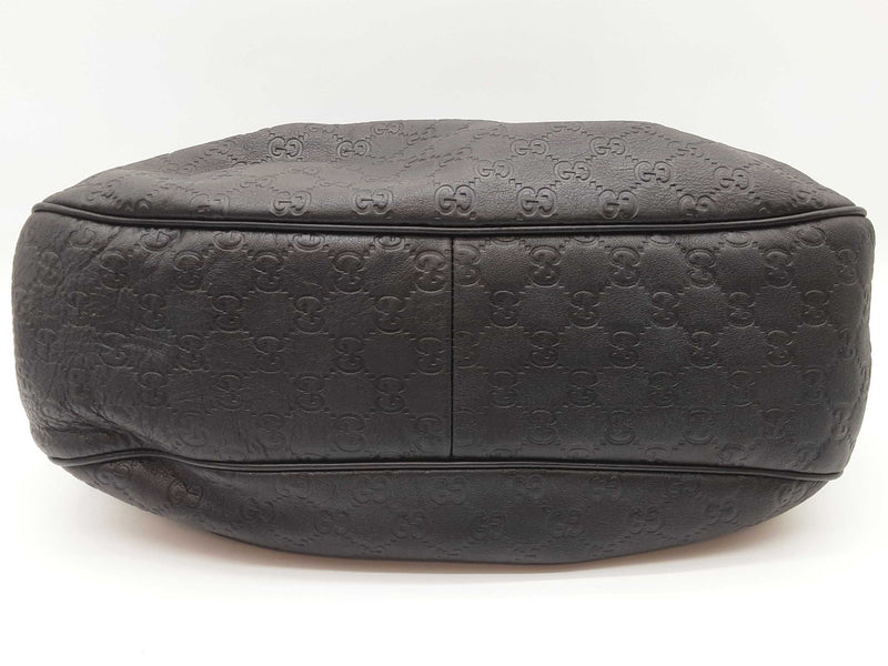 Gucci Sukey Black Guccissima Leather Hobo Shoulder Bag Do0925oxzde