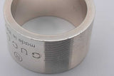 Gucci 925 Sterling Silver Trademark Band Ring 14 Grams Gucci Size 14 Eb0426exsa