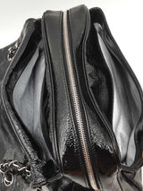 Chanel Luxe Ligne Large Flap Bag In Black Patent Leather Fw0926exzdu