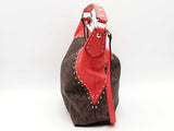 Michael Kors Aria Medium Shoulder Bag Brown Aa0926pzsa