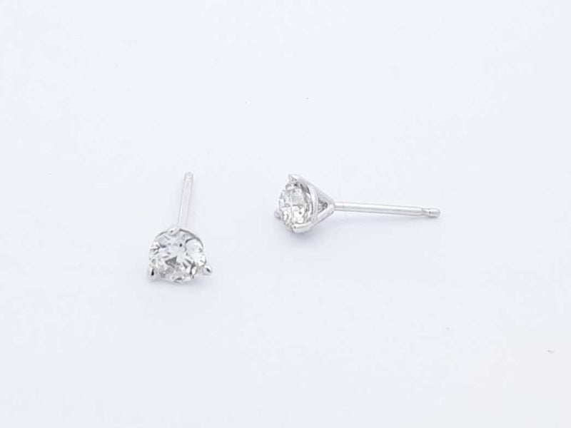 .58 Cttw Diamond & 14k White Gold Stud Earrings  0.7 Grams Fw0225wordu