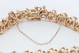 5.8cttw Diamond S Link Bracelet 14k Yellow Gold 21.4 Grams 7.25 Inch Eb726lcxzsa
