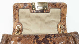 Michael Kors Selma Python Embossed Studded Shoulder Bag Sd1225wrdu