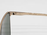 Yves Saint Laurent Ysl Sl551 Gold Brown Frames Green Lens Sunglasses Do0125exde