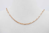 14k Yellow Gold Link Chain Necklace 3.1 Grams 24.5 Inch Eb0926orxsa