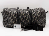 Christian Dior Oblique 50 Duffle Bag Blue Aa0526lzxzsa