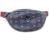 Mcm Blue & Red Viestos Belt Bag Eb0926crde