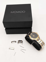 Movado 38mm Quartz Stainless Steel Watch Eb0225lorsa