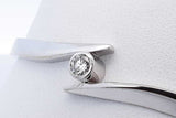 0.33ctw Diamond Hinged Bangle Bracelet In 14k White Gold 13.9 Grams Eb0926llrxde
