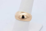 18k Yellow Gold Dome Ring 2.2 Grams Size 8 Eb0826owxde
