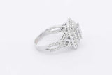 1.26cttw Diamond Ring In 14k White Gold 7.7 Grams Size 7.5 Eb0326ixzsa