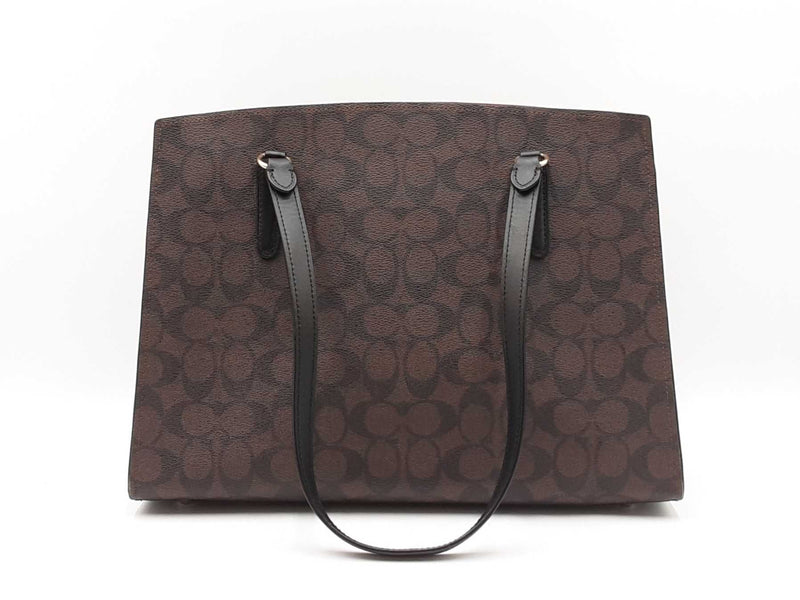 Coach Tatum Carryall Bag In Signature Coated Canvas Fw0825ozdu