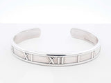 Tiffany & Co. Atlas Bangle Bracelet In Sterling Silver 21.4g 6 Inch Fw1026rzdu