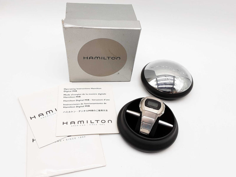 Hamilton 121130 42 Pulsar Mib2 Steel Digital Quartz Watch Do0425lixmia