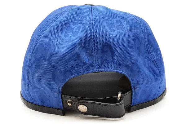 Gucci Off The Grid Blue Baseball Hat Size M 58cm Eb1125lrxdu