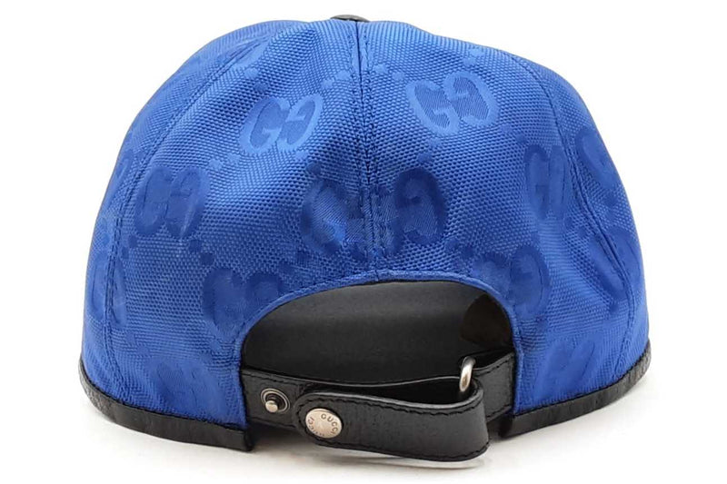 Gucci Off The Grid Blue Baseball Hat Size M 58cm Eb1125lrxdu