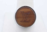 Louis Vuitton Lv Logo Horn Inlay Signet Ring 14.7 Grams Size 9 Eb0726lxzde