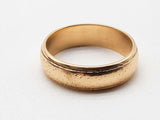 14k Yellow Gold 6.8g Band Ring Size 9.75 Do1024lrxde