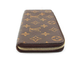 Louis Vuitton Clemence Wallet In Monogram Coated Canvas & Rose Ballerine Leather Fw0726lrzdu