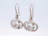 Gucci Gg Logo Sterling Silver Dangle Earrings 7.9 Grams Eb0824prsa