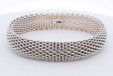 Tiffany & Co. 925 Sterling Silver Somerset Mesh Bracelet 58.6 Grams Eb0924rxsa