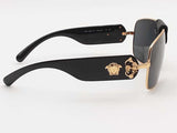 Versace Ve2207-q Black Sunglasses With Case Aa0526rzsa