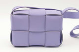 Bottega Veneta Wisteria Purple Intrecciato Mini Cassette Crossbody Eb0226orxsa