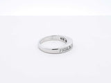 1.0 Ctw Channel-set Diamond & 18k White Gold Ring 4 Grams Size 5 Fw0925osrdu
