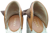 Gucci Gg Marmont Ankle Tie Wedge Espadrilles Size 35.5 Eb0926lrxsa