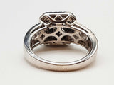 2.0 Cttw Diamonds 14k White Gold 6.9g Ring Size 7 Do1224lexzde