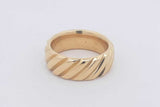 David Yurman 18k Yellow Gold Sculpted Cable Band Ring 17.1g Size 10 Eb0326lixzsa