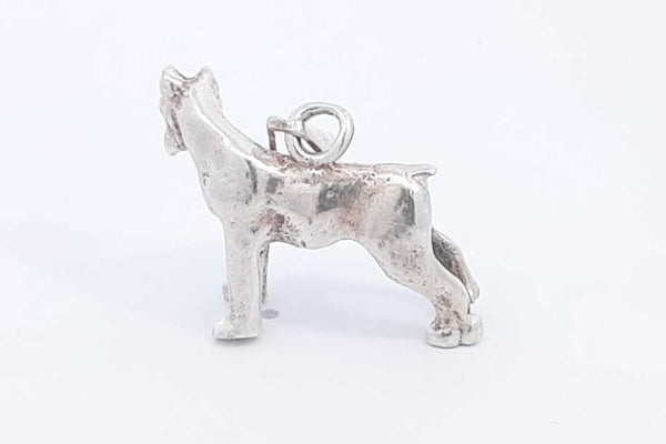 925 Sterling Silver Dog Pendant 9.5 Grams Eb1024rsa