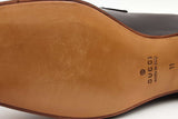 Gucci Jordaan Dark Brown Leather Loafers Size 11 Eb0726oxzsa