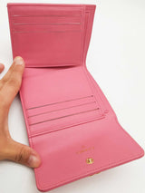 Chanel Pink Lambskin Boy Trifold Wallet Eb1225rrxde