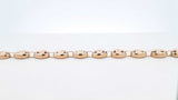 10k Yellow Gold Puffed Mariner Chain Bracelet 10.1 Grams 9 Inch Fw0226pzxdu