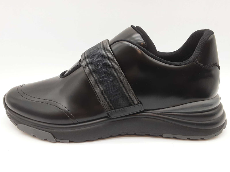 Salvatore Ferragamo Tommy Nero Black Leather Slip On Shoes Size 9m Do0825lxzde