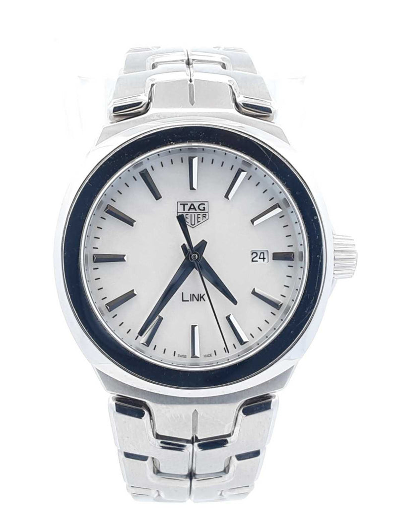 Tag Heuer Link Date Stainless Steel Mother Of Pearl 32mm Quartz Watch Fw725rzxdu