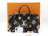 Louis Vuitton Petit Palais In Black & Beige Monogram Empreinte Leather Fw0726lxzxdu