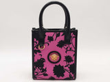 Versace Canvas/calf Medusa Tote Purple Aa0126wzxsa