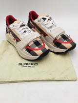 Burberry Low Top Ramsey Check Sneakers Size 40 Eb0425lxzsa