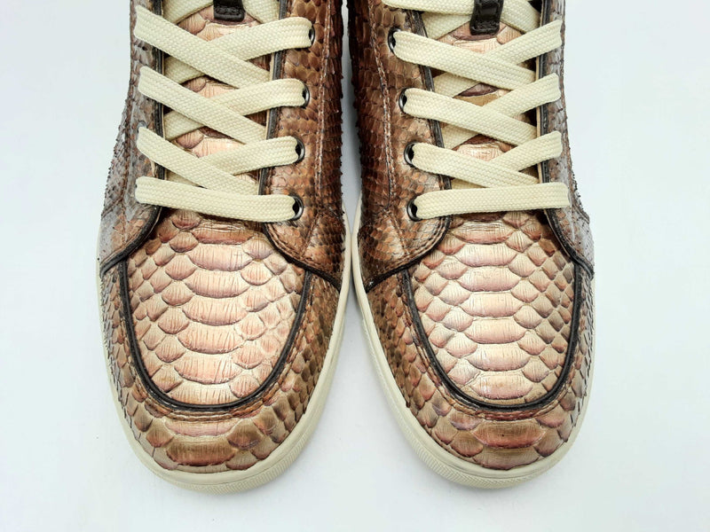 Christian Louboutin Rantus Orlato Metallic Python Sneakers Size 42.5 Fw1024lorsa