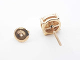 0.32 Cttw Diamond & 10k Yellow Gold Cluster Stud Earrings 2.6 Grams Fw0926lwzdu