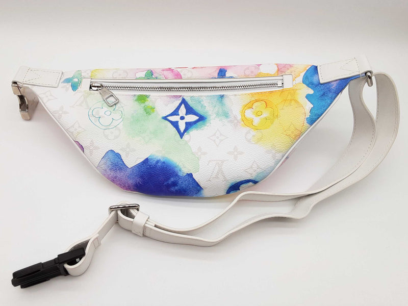 Louis Vuitton Discovery Watercolor Monogram White Bum Bag Do0425lixzde