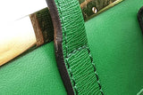 Fendi 2jours Green Leather Tote Bag Eb0826pxzsa