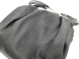 Yves Saint Laurent Ysl Pochon Mini Black Satin Pouch Clutch Handbag Do1125pxzde