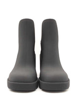Burberry Marsh Black Rubber Ankle Booties Size Eu 37 Us 7 Fw1025crdu